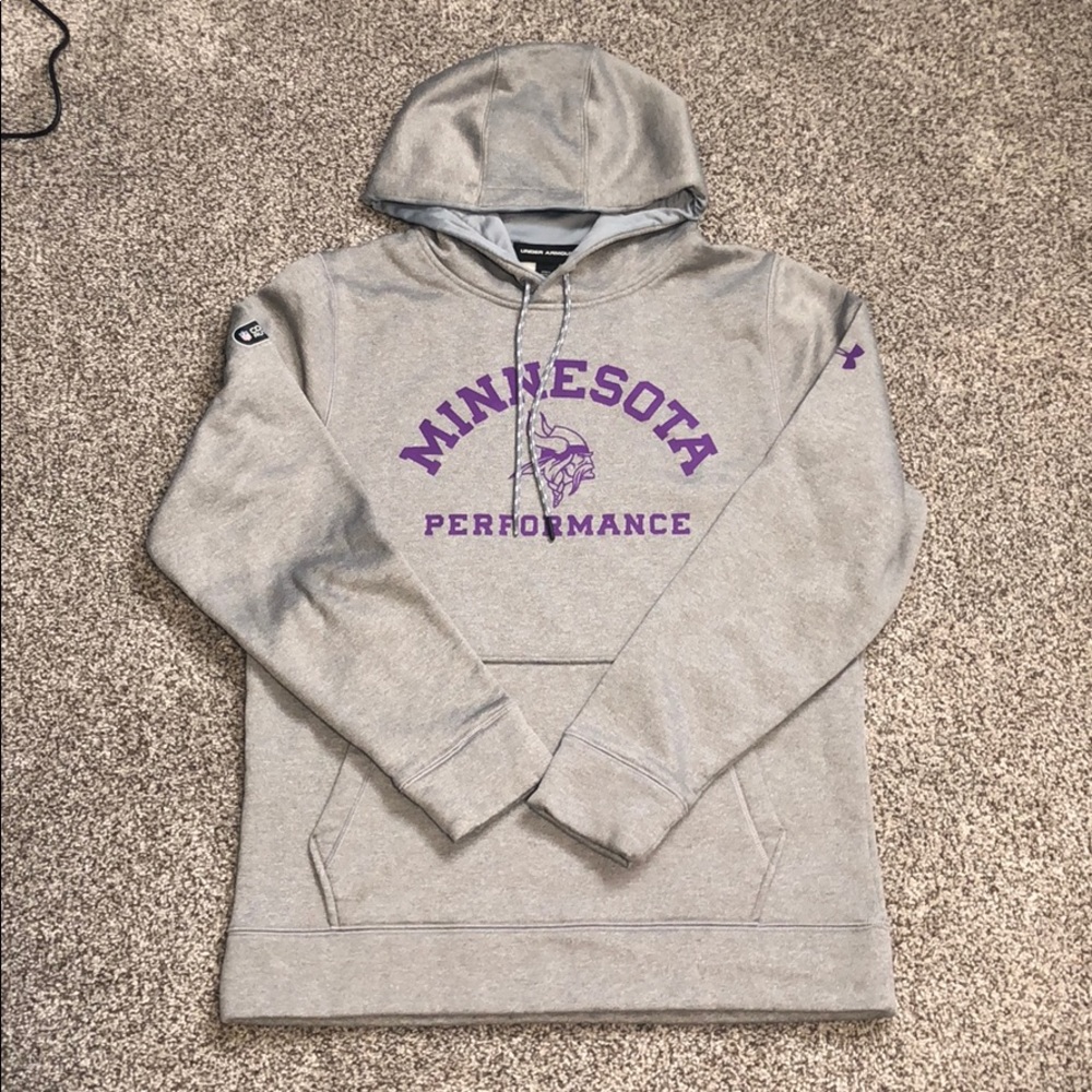 Minnesota Vikings UA Hoodie Size S